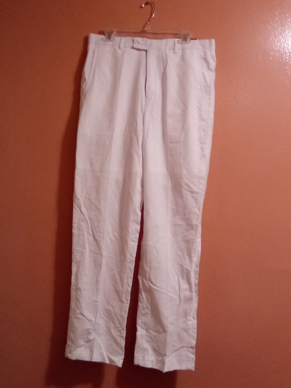 Stacy Adams White Chino Pants ( Bag Q )